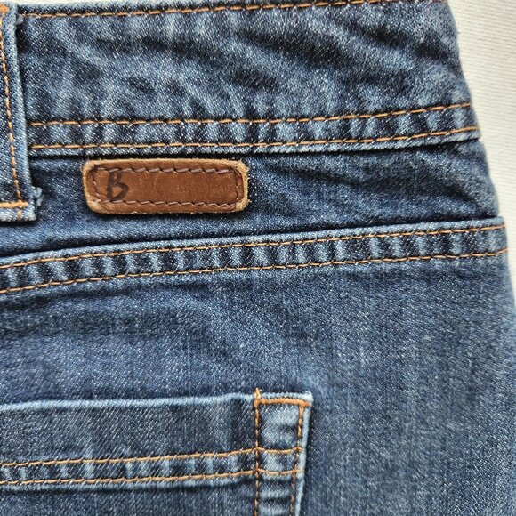 Boden Denim Jean A-Line Skirt Pockets Blue Casual Preppy Academic Cute Size 14 - Picture 5 of 11